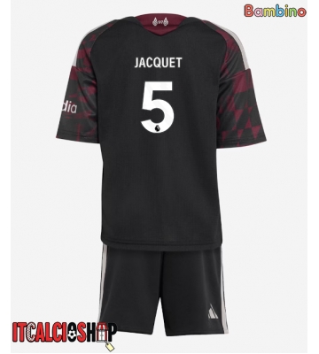 Liverpool Jeremy Jacquet #5 Terza Maglia Bambino 2026-27 Manica Corta (+ Pantaloni corti)